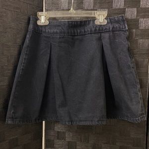 Zara Black Denim Skirt